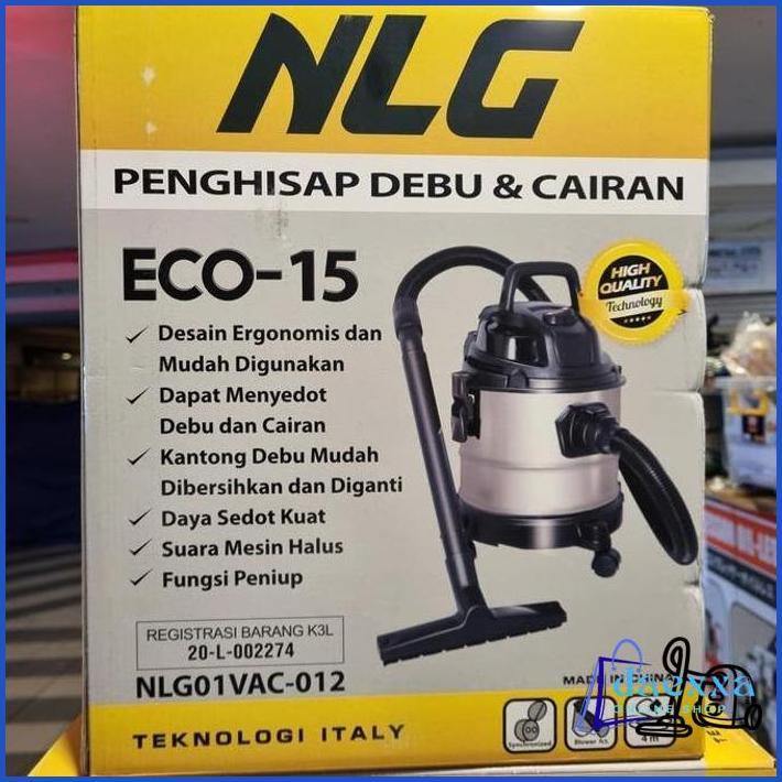 VACUM CLEANER NLG ECO15 VACCUM NLG MESIN PENGHISAP DEBU NLG ECO 15 MURAH