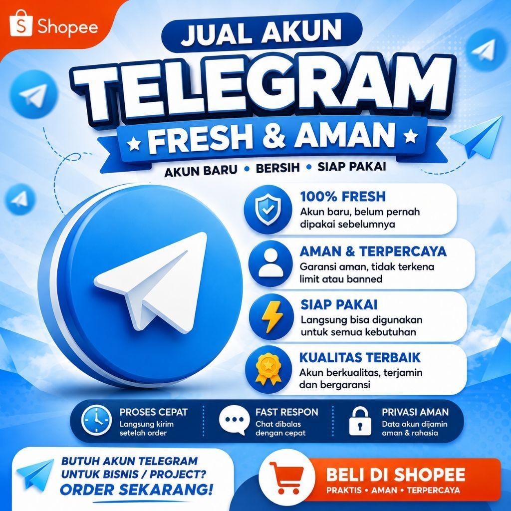 AKUN TELEGRAM | AKUN TELEGRAM BARU SIAP PAKAI | akun telegram fresh