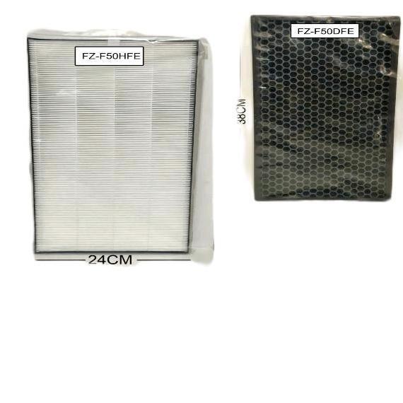Hepa & Deodorizing Filter FZ-F50HFE FZ-F50DFE For SHARP KC- GM50Y-B