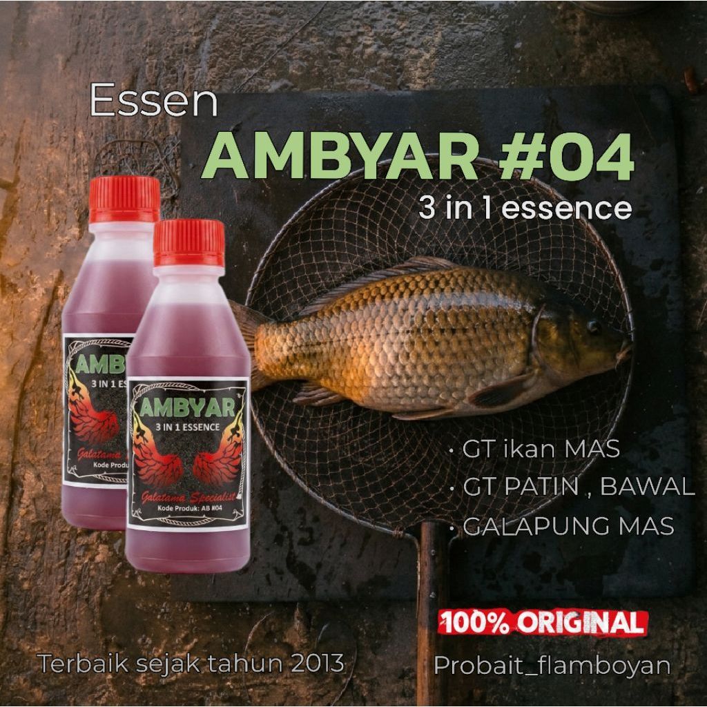 AB#04 DARI PROBAIT 100ML,IKAN MAS,PATIN,BAWAL & LELE