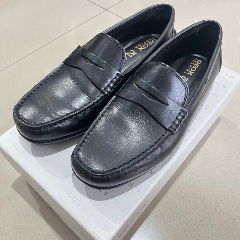 Geox Respira sepatu pria bahan kulit (new)