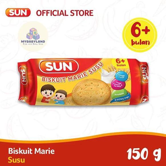 Milku- Sun Snack Bayi | Sun Marie Biskuit | Sun Rusk Susu | Sun Biskuit Marie Susu | Sun Baby Rusk |