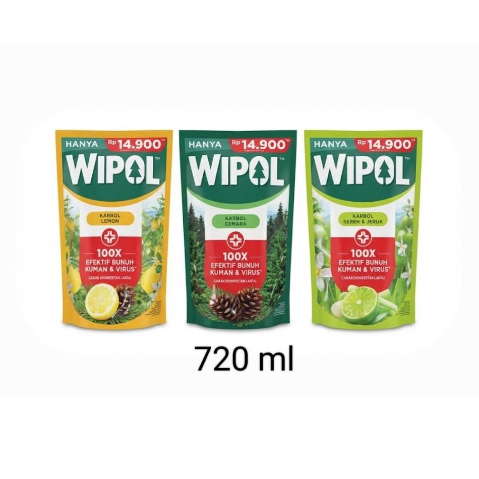 Wipol Desinfektan 720ml All Varian