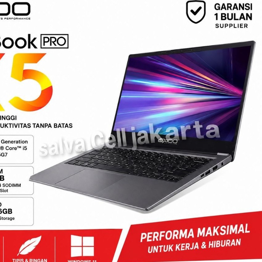 Laptop Axioo MyBook Pro K5 / core i5 gen 11 ram 8 SSD 256