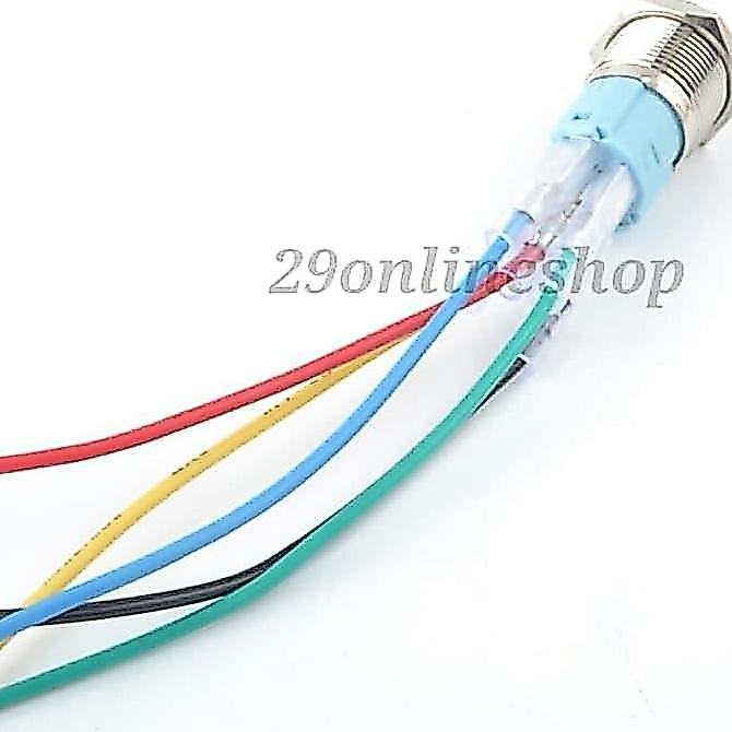 Oneroad Switch On Off Push Button Tombol Saklar Lampu Ring Led Motor Mobil