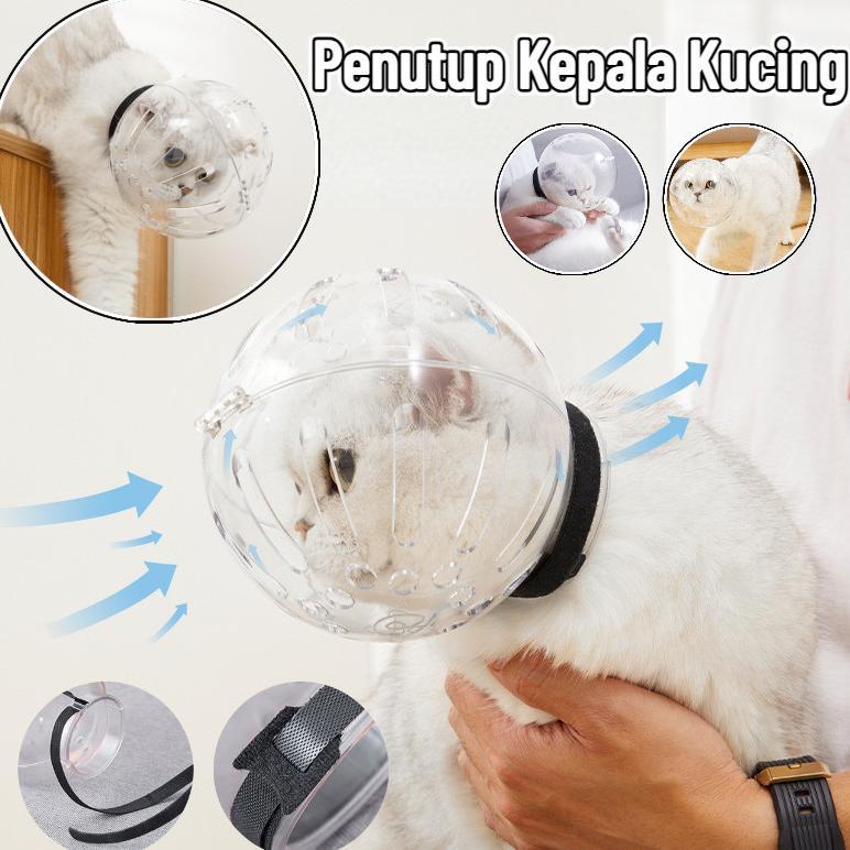 Penutup Kepala Kucing /  Brangus Kucing / Brongsong Penutup Mulut Kucing