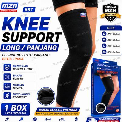 KNEE SUPPORT PANJANG MZN / DEKER KNEE LONG MZN UNTUK BETIS PAHA LUTUT MZN 667