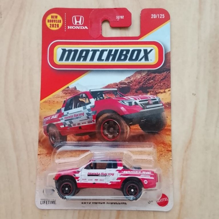 Matchbox Honda Ridgeline 2019 Honda Racing Red