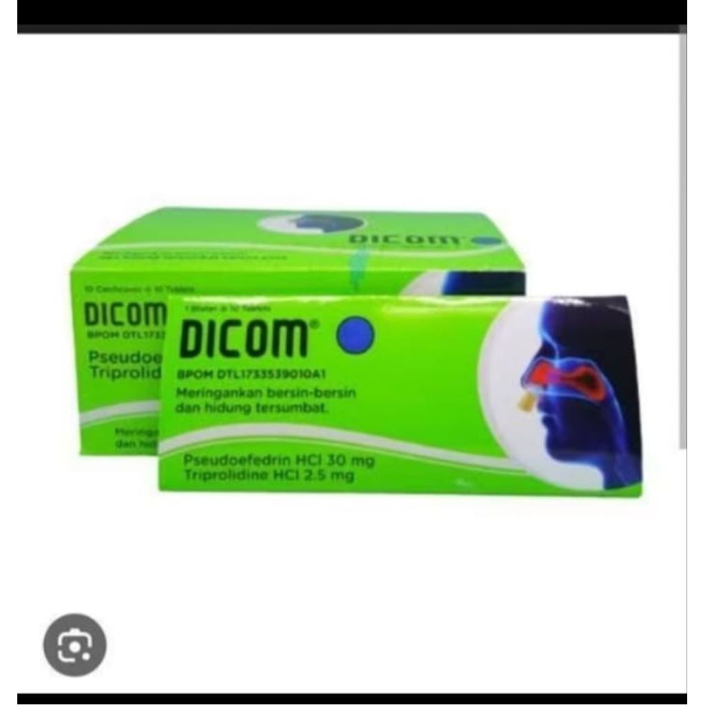 dicom tab meringankan  bersin dan hidung tersumbat
