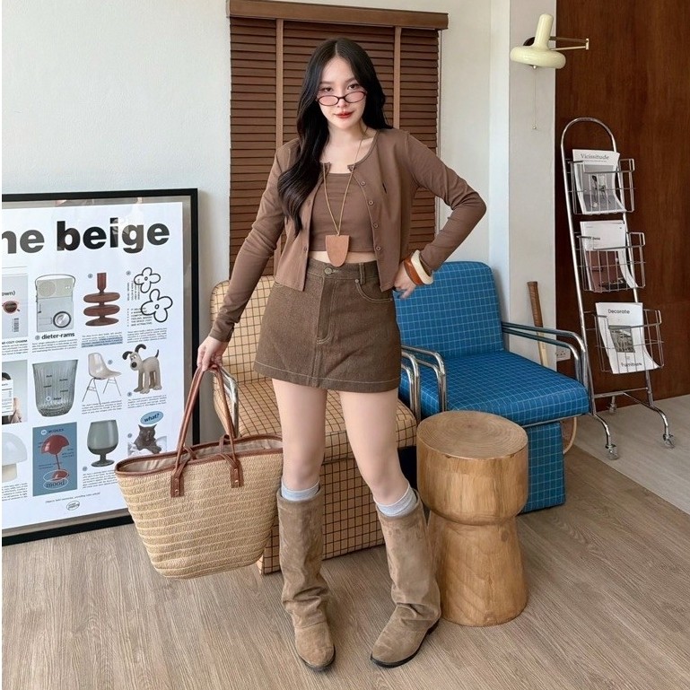 VYNIC | CARDIGAN + TANKTOP SIWA |  CARDIGAN SET