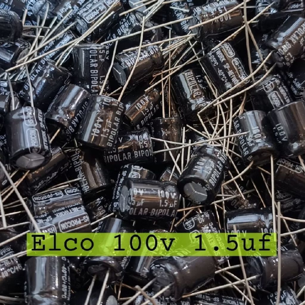 ELCO 100V 1.5UF BIPOLAR