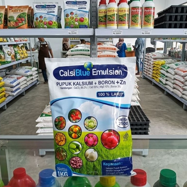 Calsiblue emulsion  pupuk kalsium boron plus zink