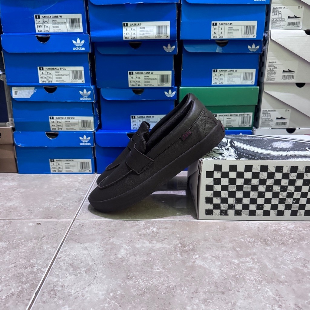 Vans skate loafer leather brown (Resmi PT NAVYA)