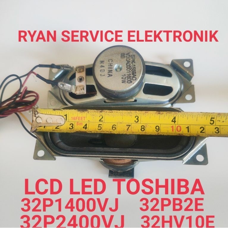 SEPASANG SPEAKER TV LCD LED TOSHIBA 32PB2E 32HV10E 32P1400VJ 32P2400VJ 32P2300VJ