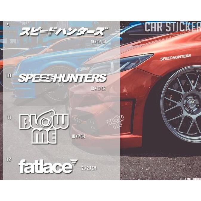 Promo Sticker Mobil Lowered JDM jazz brio corolla yaris ignis bmw mercedez Diskon
