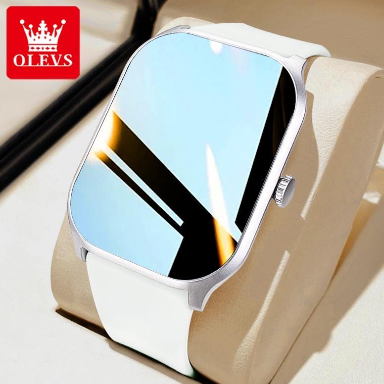 diskon olevs jam tangan pria wanita original anti air smartwatch multifungsi digital watch