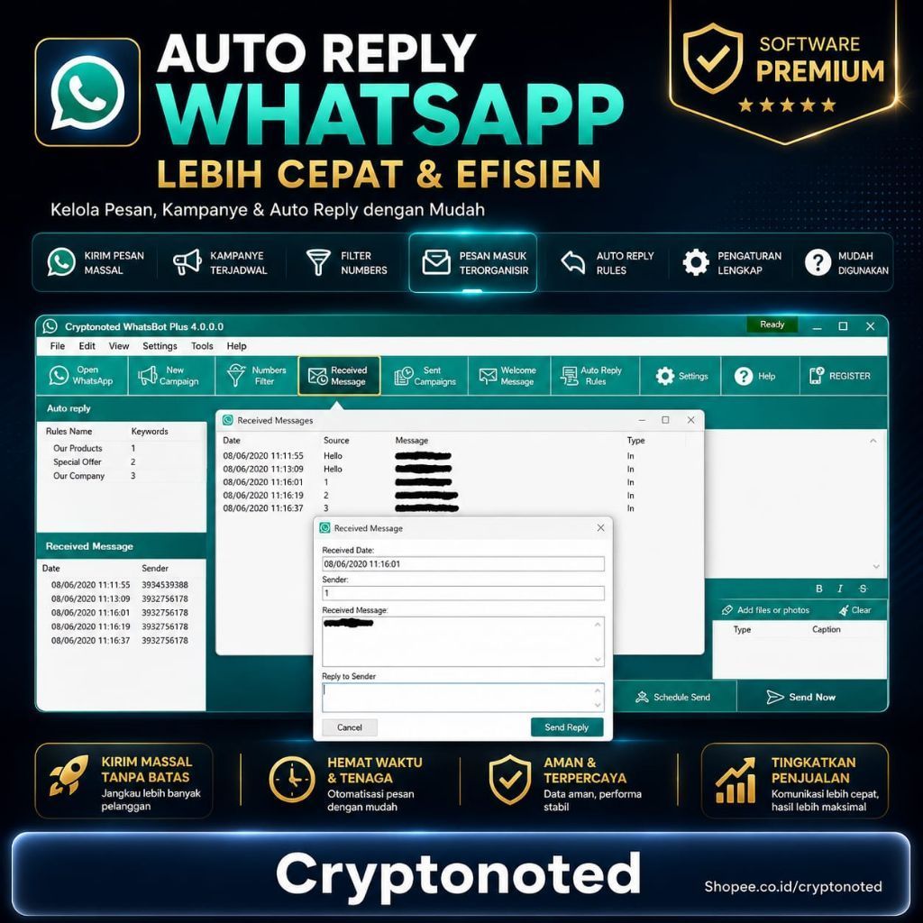 WhatsApp Sender & AutoResponder All-in-One
