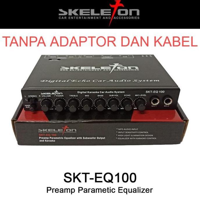 Parametric Equalizer Mobil - Skeleton Parametric Car Equalizer - SKT-EQ100