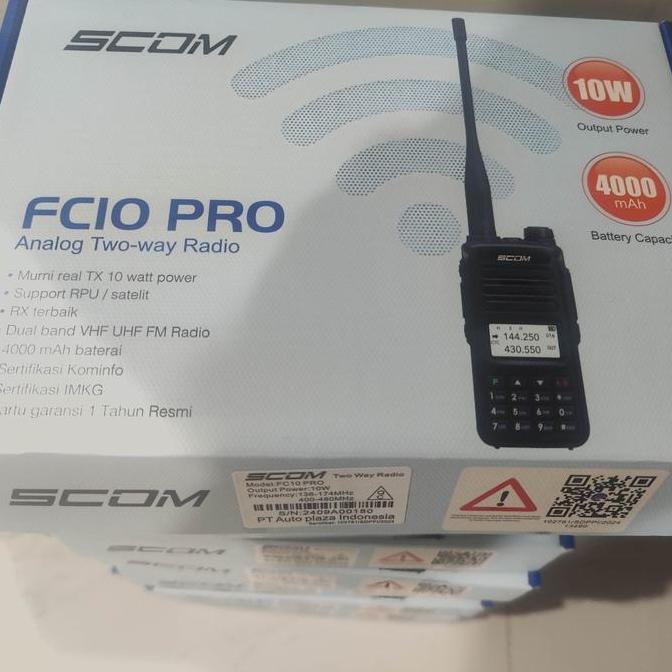 HT SCOM FC10 PRO HT FULL POWER 10 watt dual band