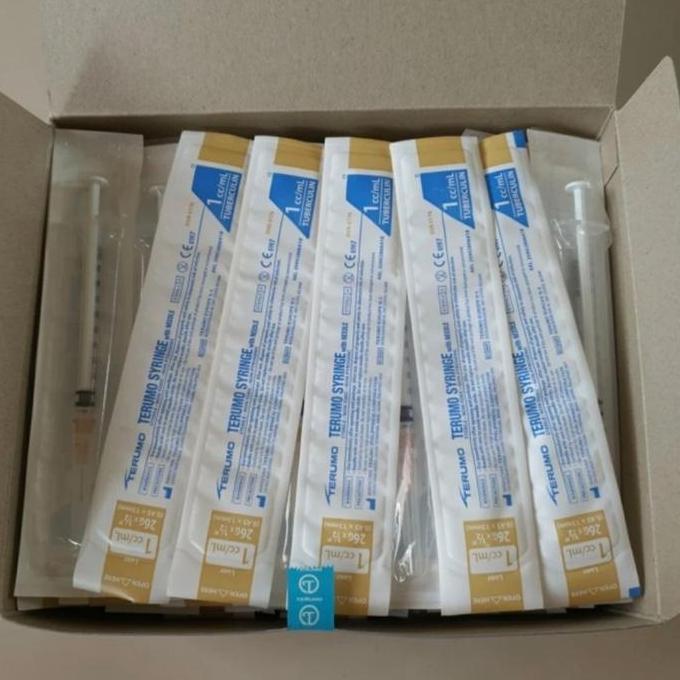 Medikit- Spuit Syringe 1 Cc Terumo / Tuberculin 1Cc / Suntikan 1Ml Isi 100 Pcs