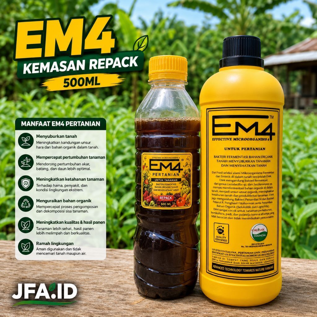 Em4 Pertanian 500ml | Paket Repack Em4 Pertanian