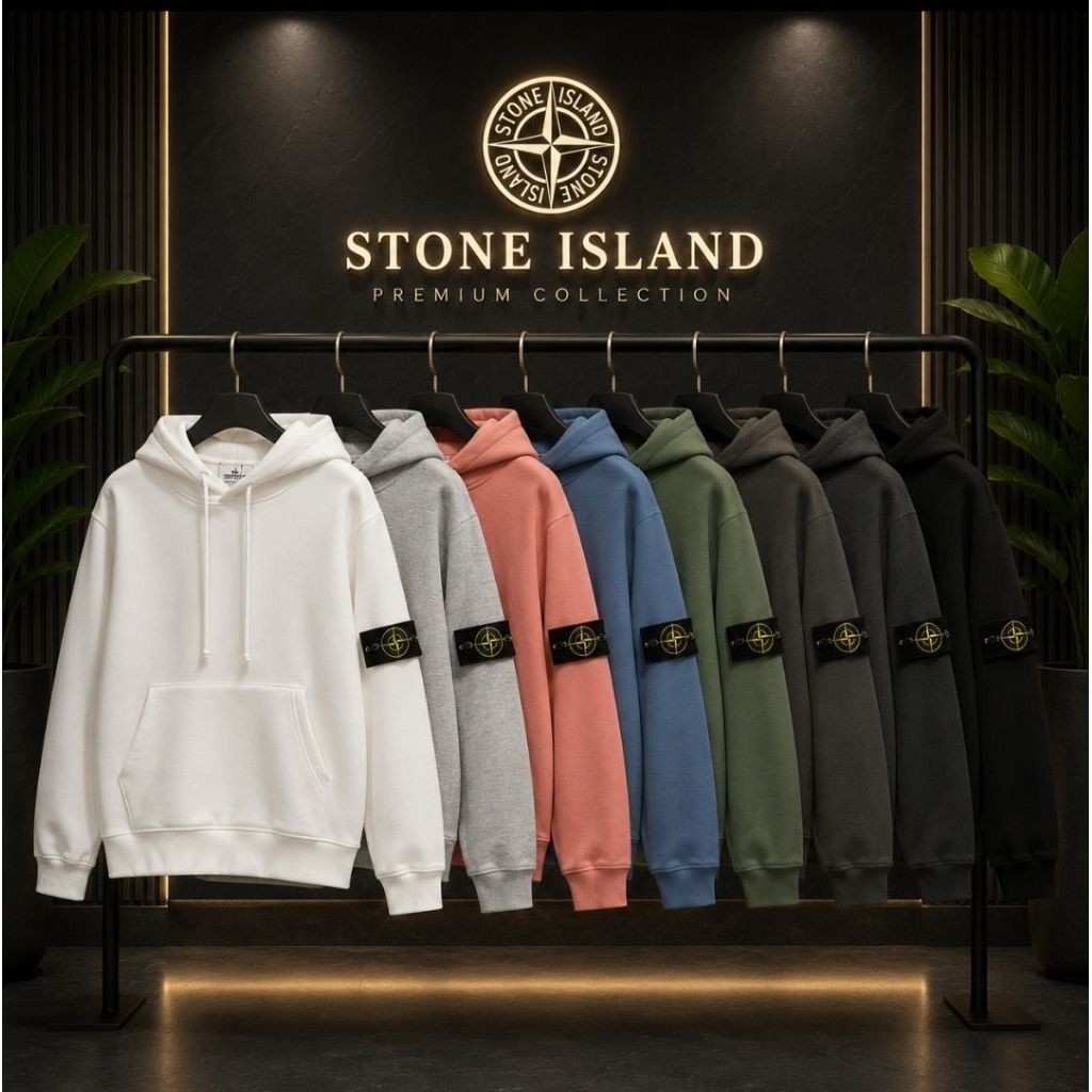 FREE TOTEBAG  HOODIE STONE ISLAND / HOODIE STONE ISLAND ORIGINAL 100 %