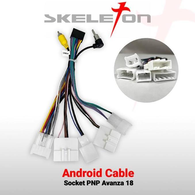KABEL SOKET HEAD UNIT UNTUK MOBIL TOYOTA AVANZA