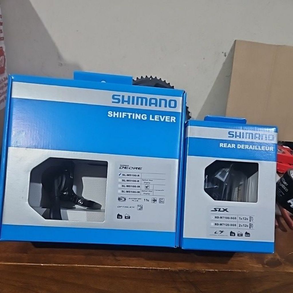 Shifter RD Shimano Deore M5100 11 speed Original Japan Sepeda MTB