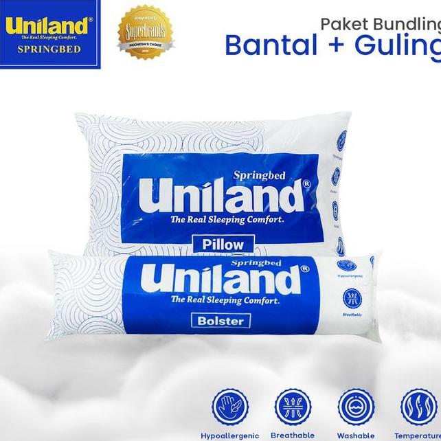 Bundling Uniland Bantal Dacron Silicon Guling Dacron Silicon