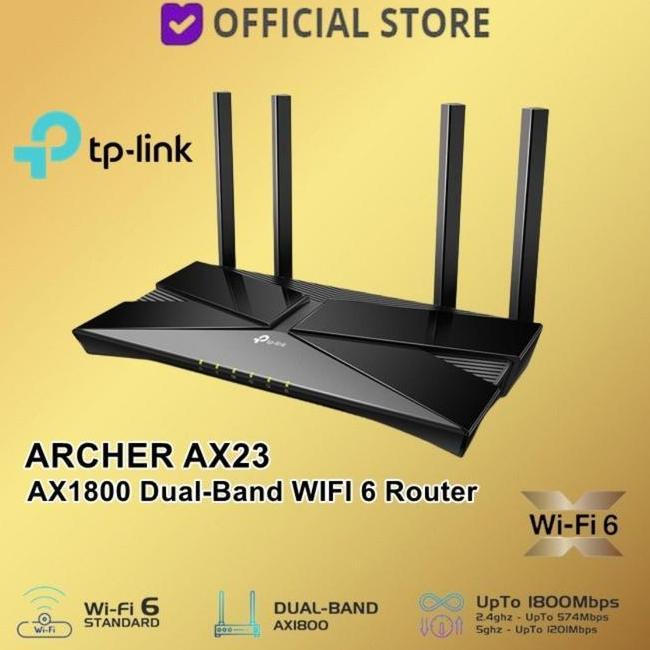 Tplink Archer Ax23 Ax1800 Dualband Wifi 6 Router Tplink Ax 23 Antena