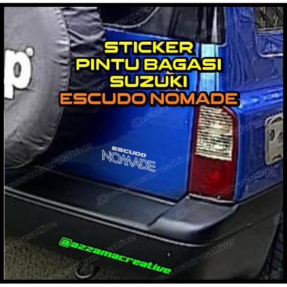 TERBARU STIKER BAGASI ESCUDO NOMADE FOR SUZUKI ESCUDO NOMADE 