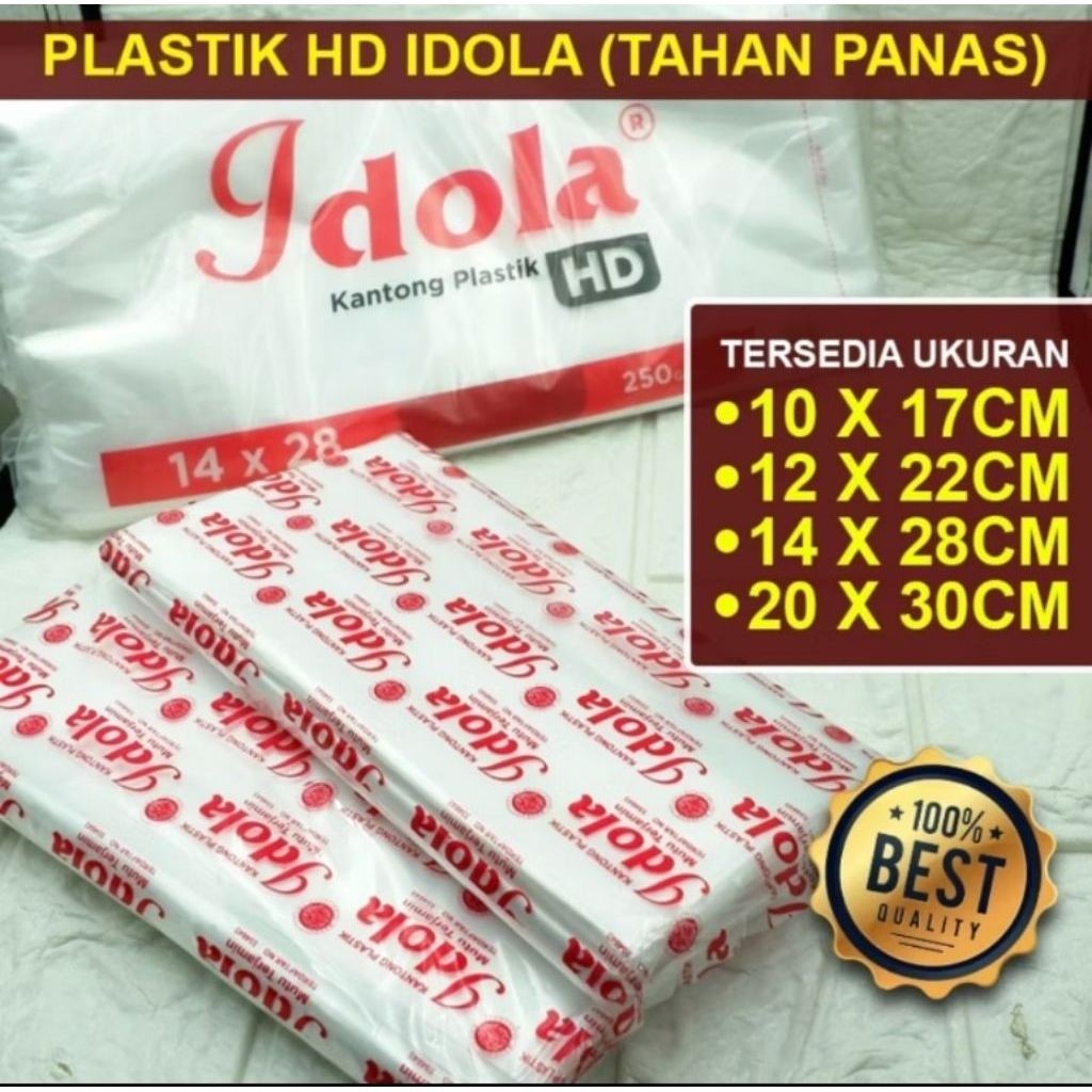 Kantong Plastik HD Idola | Berat 250 Gram