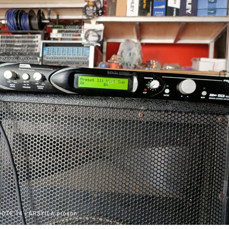 equaliser digital proel RS232 original italy