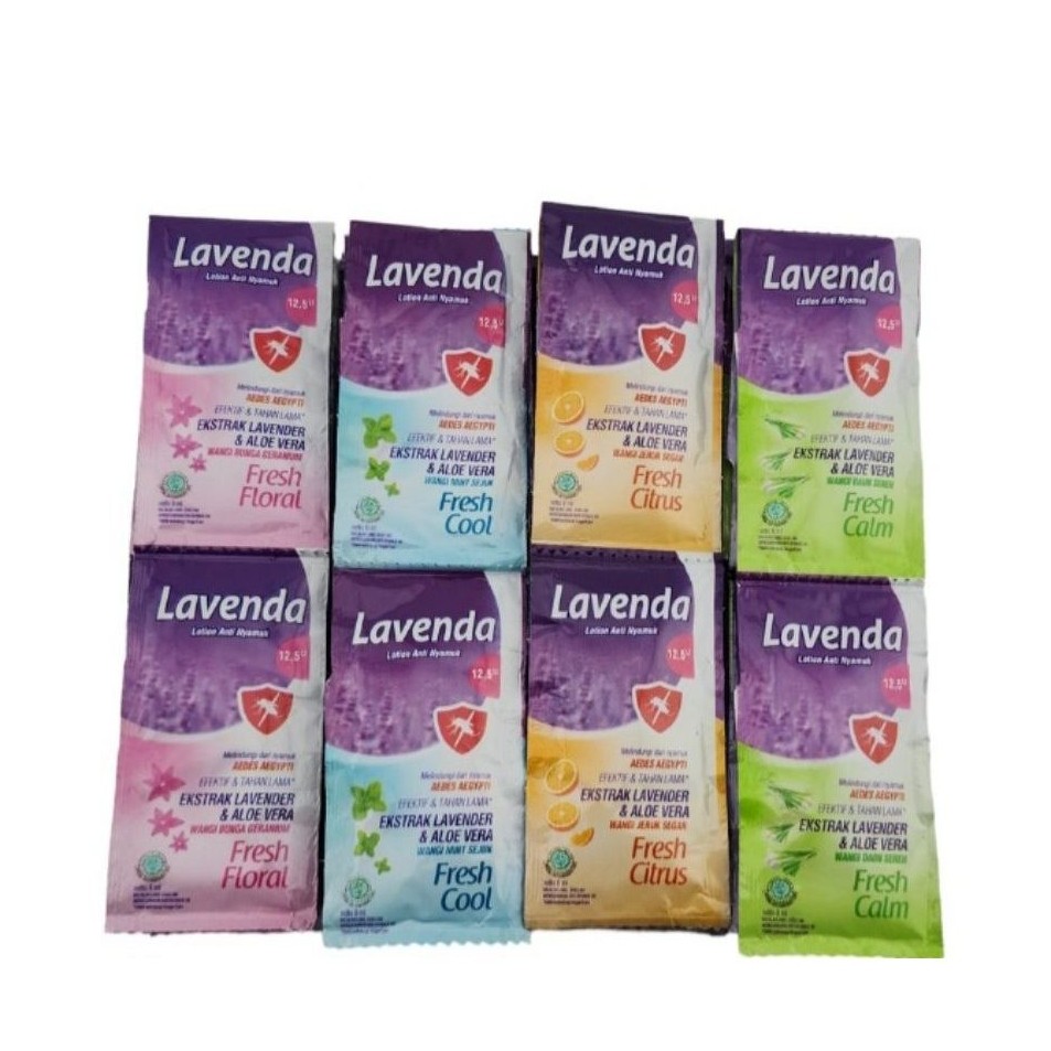 lavenda lotion anti nyamuk 1 renceng 12pcs