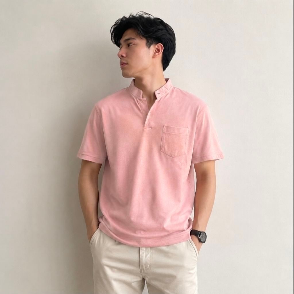AMP - MACCHIO POLO SHIRT PINK (AMP005)