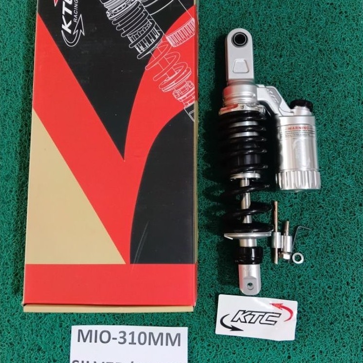 shock belakang ktc extreme mio-310mm silver/black original ktc