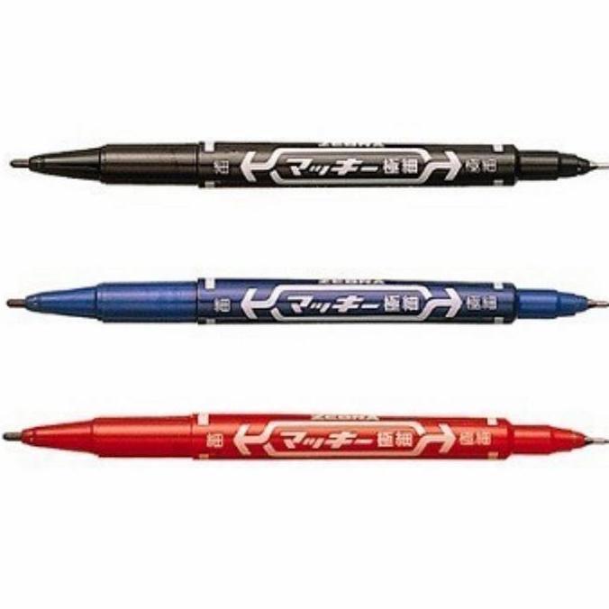 Threebook- Zebra Permanen Marker Mckee Mo-120-Mc Black