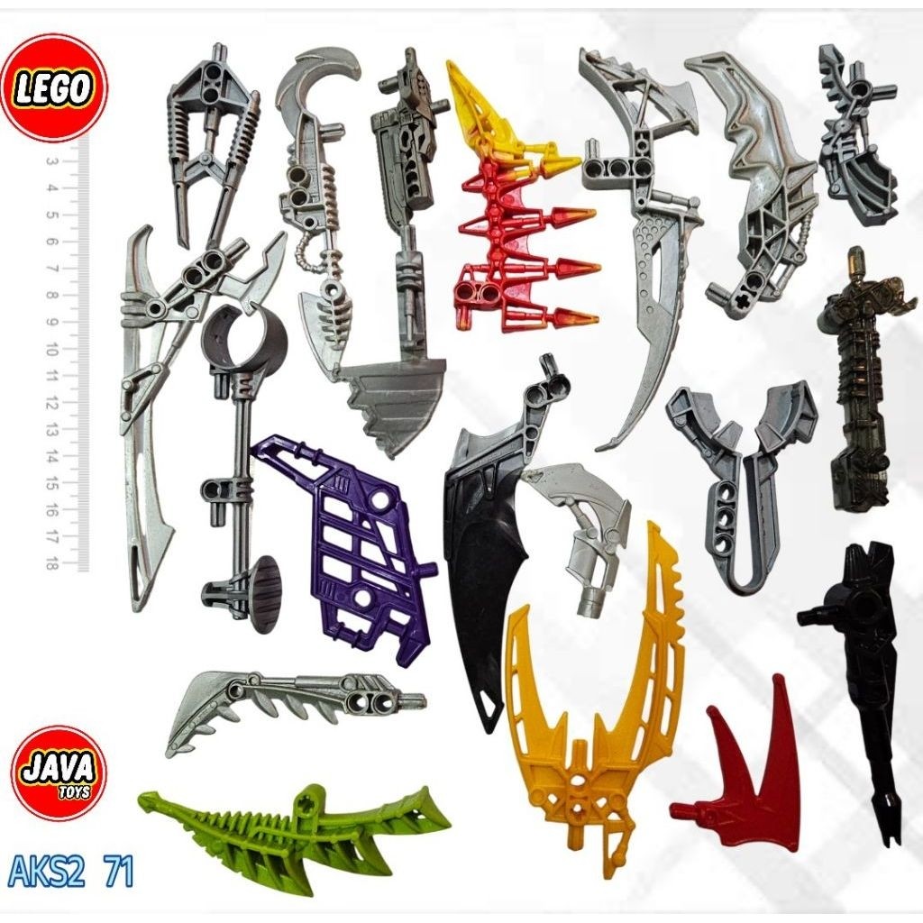 LEGO PART ( AKS2 71 ) komponen senjata dan aksesori untuk mainan LEGO Bionicle..
