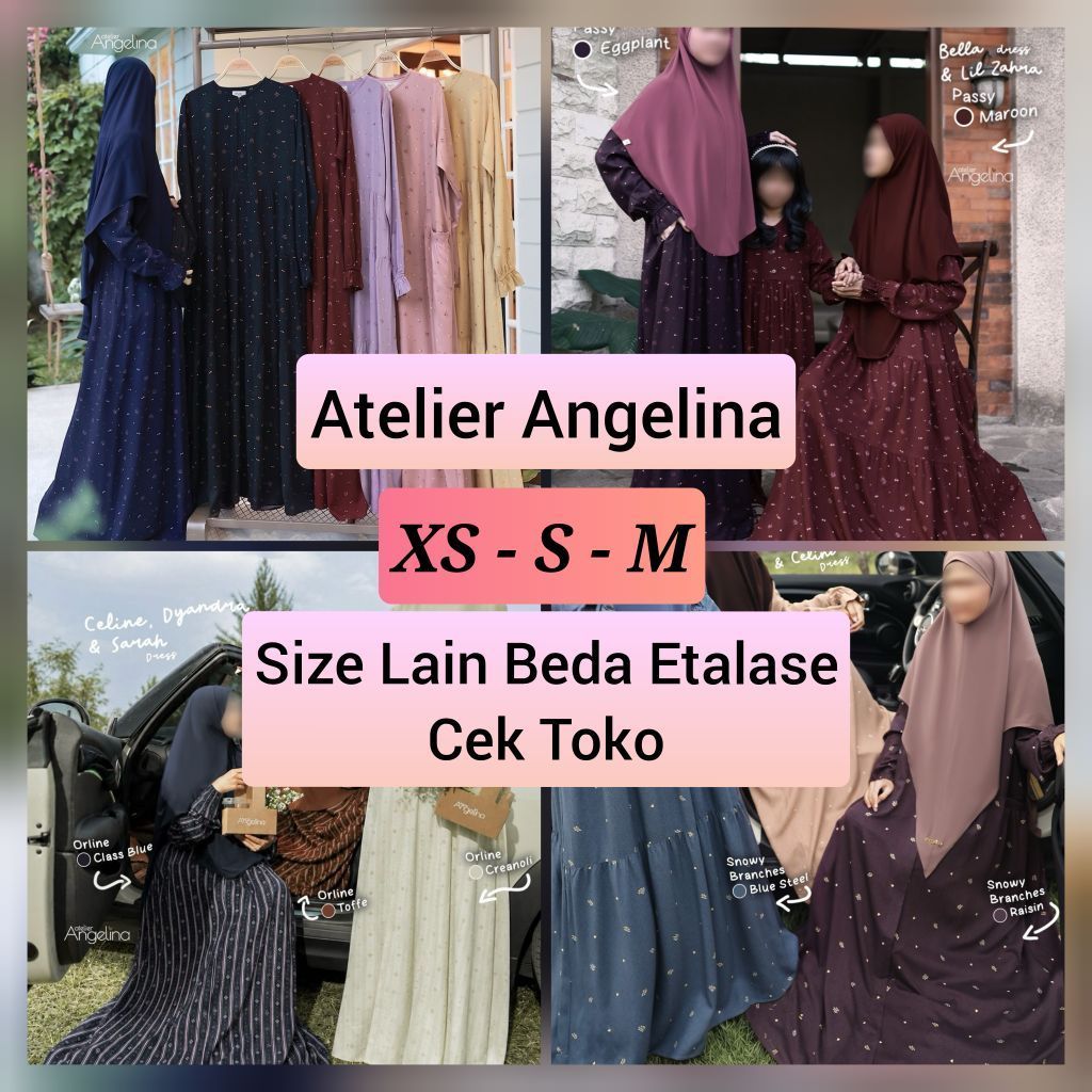 Atelier Angelina Bella Dress Sarah Dress Celine Dress Sabine Dress Diana Dress Dyandra Dress Atelier