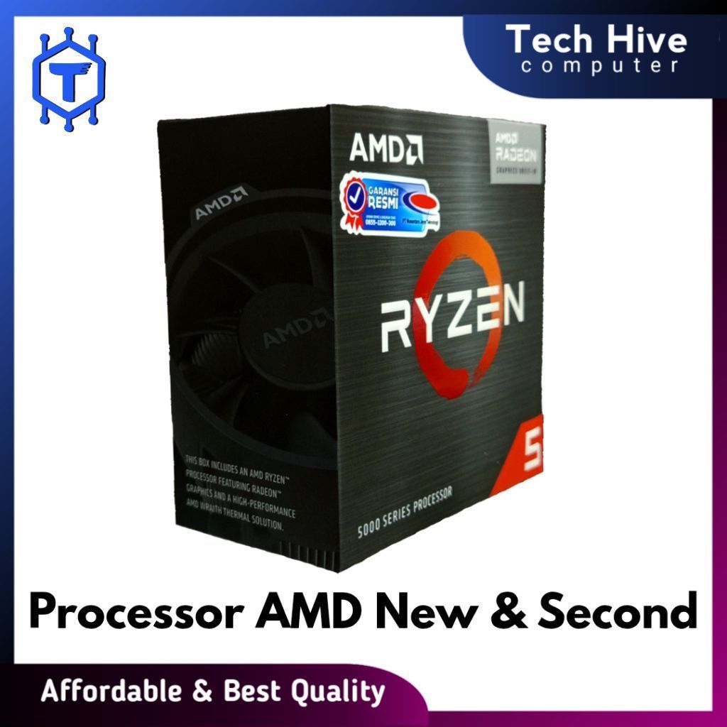 AMD Ryzen 5 5600 Tray New, Ryzen 5 3400G Tray New, Athlon 200GE & Ryzen 5 3600 New & Second