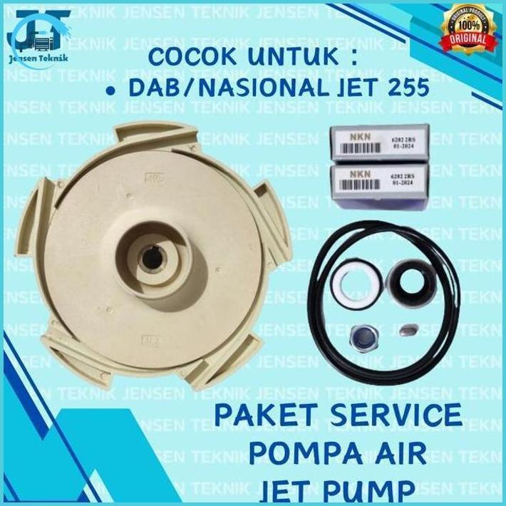 Paket Service Pompa Air Jet Pump Dab/Nasional Jet 255 Forsale