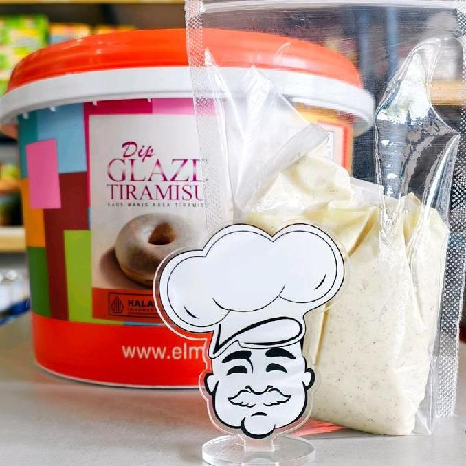 Elmer Glaze Tiramisu 250Gr / Topping Donat Tiramisu / Glaze Tiramisu