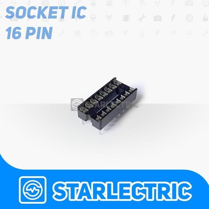 Soket Ic 16P Socket Ic 16 Pin 16Pin Dip