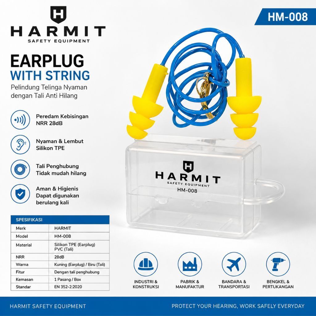 Earplug HARMIT Earplug penutup telinga