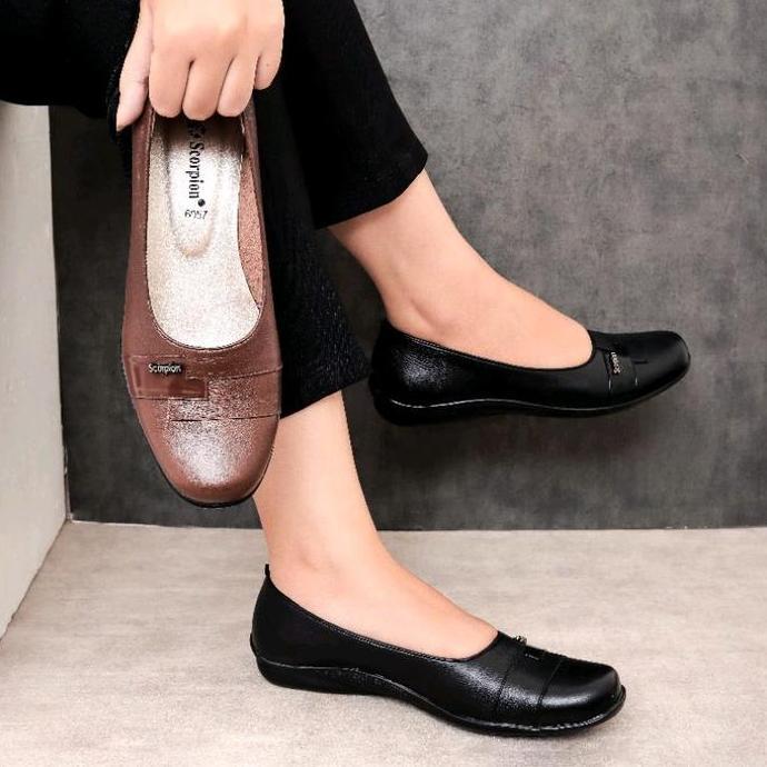 Original Scorpion 6057 Sepatu Formal/Casual Untuk Wanita TFS