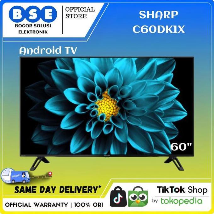 Tv Sharp 60 4T-C60Dk1X 4K Hdr Android Smart Tv Sharp 60Dk1X 60Dk 60"