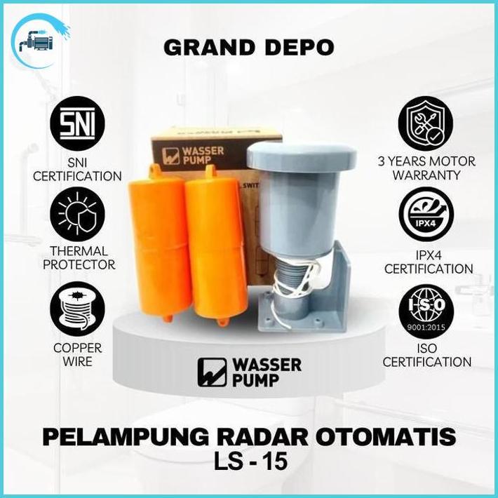 Pelampung Radar Otomatis Ls 15 Wasser / Pelampung Radar Otomatis Wasser Ready
