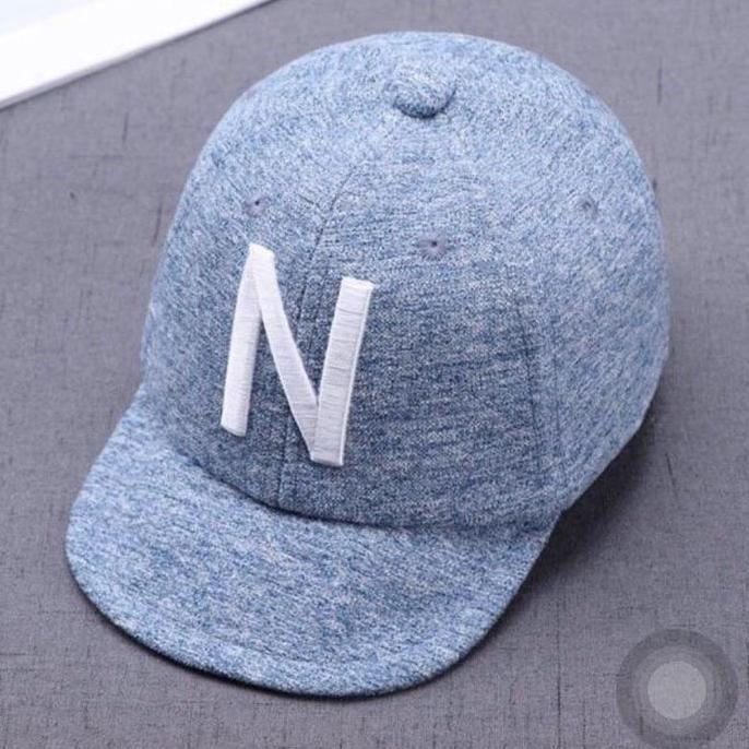 A.T - TOPI BASEBALL BAYI IMPORT TOPI INISIAL HURUF BORDIR TOPI ANAK BALITA LAKI-LAKI PEREMPUAN TSS