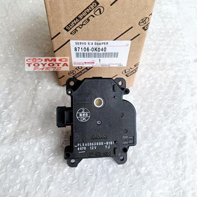 Motor Servo AC Dinamo Corolla Altis Kijang Innova Fortuner Hilux Orinal Toyota 87106-0K040 Servomoto