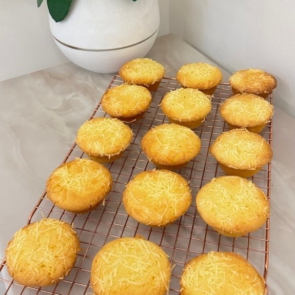 Tape Cheese Cake Bites - Bolu Tape Mini Bites